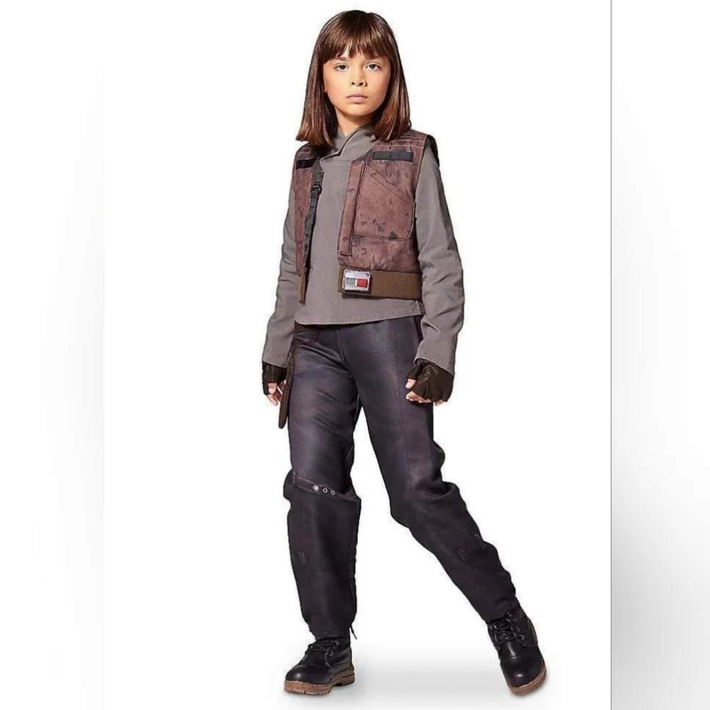 Disney Store Original Star Wars 5pc Sergeant Jyn Erso Costume For Girls NWT - Picture 1 of 7